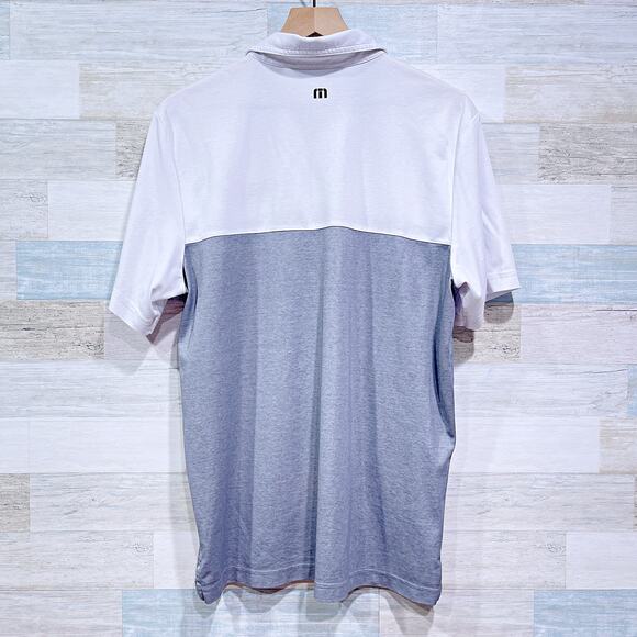 Bushmills Irish Whiskey Travis Mathew Pique Performance Golf Polo Mens Large - Picture 4 of 7